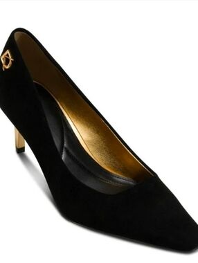 Donna Karan Savita Pump women's black high heel